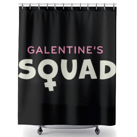 Be My Galentine. Galentine's Day Shower Curtains