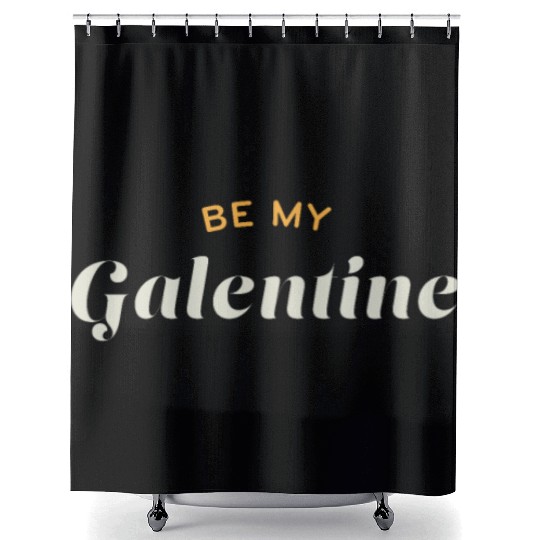 Be My Galentine. Galentine's Day Shower Curtains