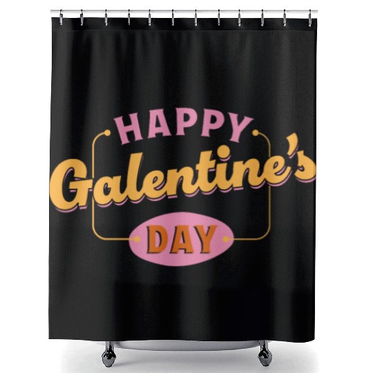 Be My Galentine. Galentine's Day Shower Curtains