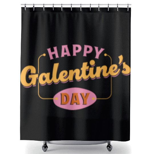 Be My Galentine. Galentine's Day Shower Curtains