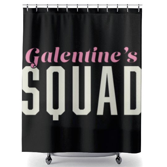 Be My Galentine. Galentine's Day Shower Curtains