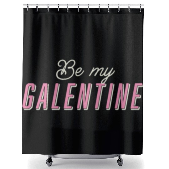 Be My Galentine. Galentine's Day Shower Curtains