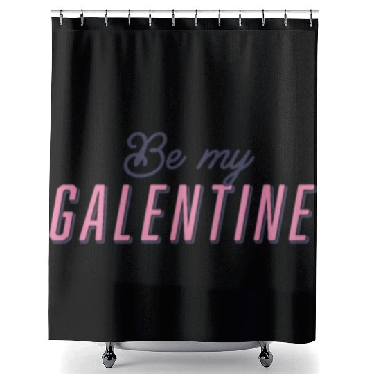Be My Galentine. Galentine's Day Shower Curtains