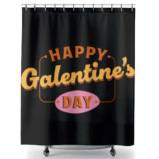 Be My Galentine. Galentine's Day Shower Curtains