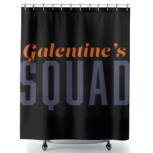 Be My Galentine. Galentine's Day Shower Curtains