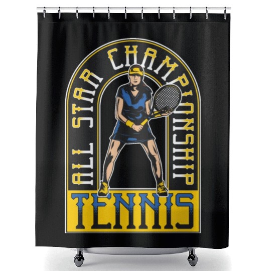 All Star Tenis Champions Shower Curtains