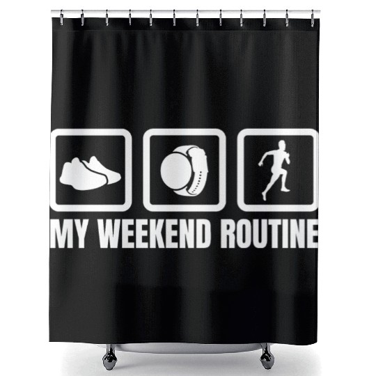 Runner Weekend Shower Curtains
