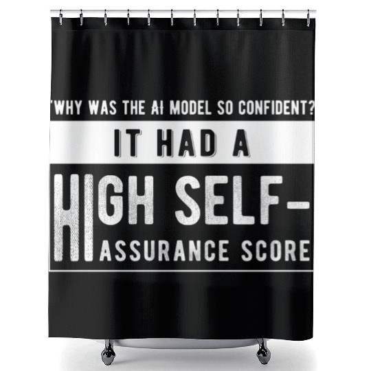 Why was the AI model so confident Shower Curtains