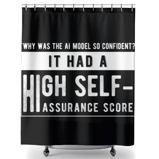 Why was the AI model so confident Shower Curtains