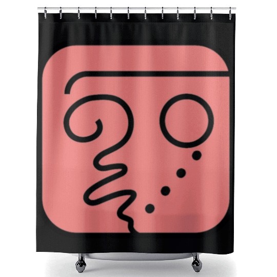 Red Earth | Caban | Hunab Tzolkin Seals Shower Curtains