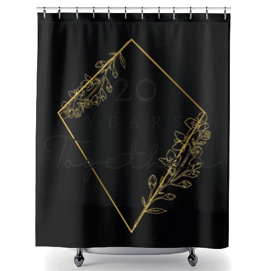 Congratulations 20 Years Together / Twenty Shower Curtains