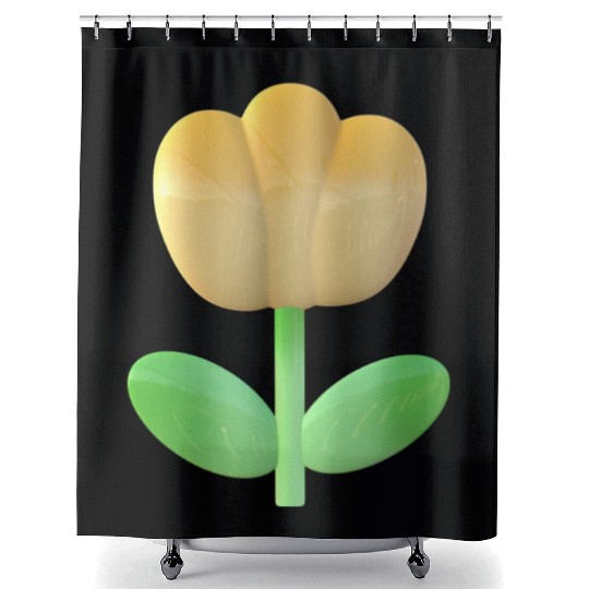 Tulip brighten your day Shower Curtains