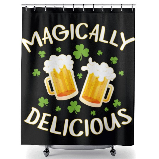 Magically Delicious Beer Drinking Irish Team St Shower Curtains