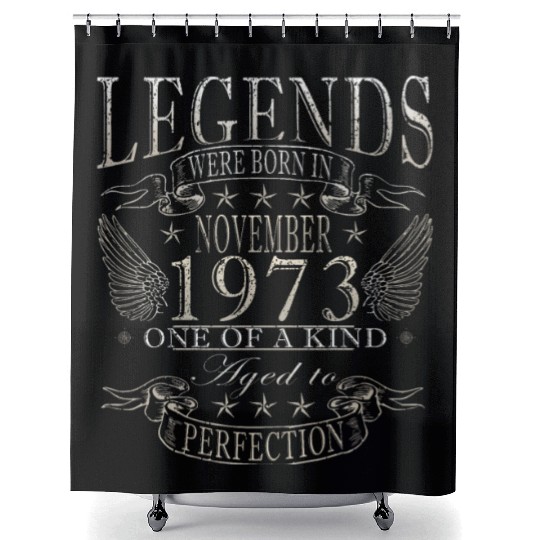 november 1973 Anniversary november 1973 november Shower Curtains