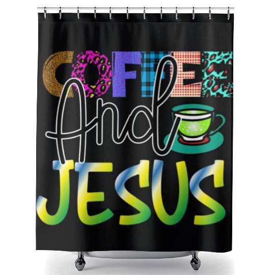 Coffee And Jesus Shower Curtains