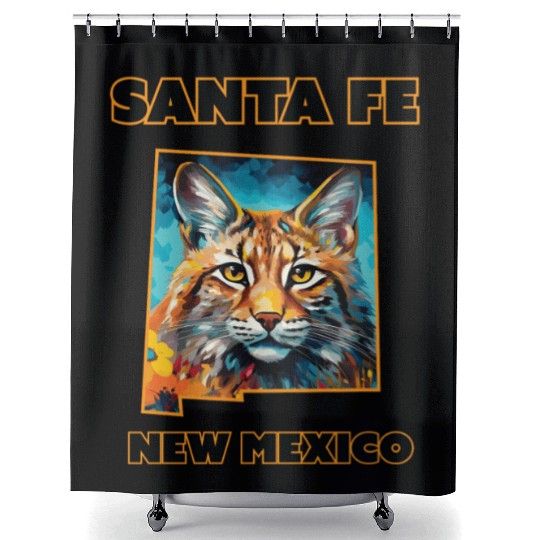 New Mexico - Bobcat Shower Curtains