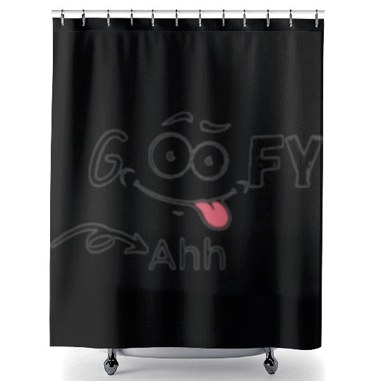Funny goofy ahh Shower Curtains