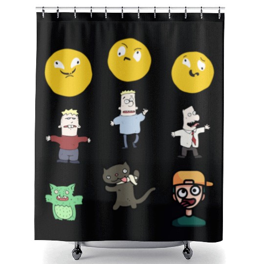 goofy ahh Shower Curtains