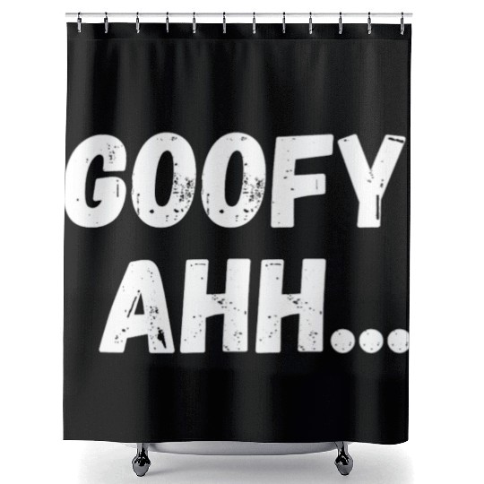 Goofy Ahh Shower Curtains