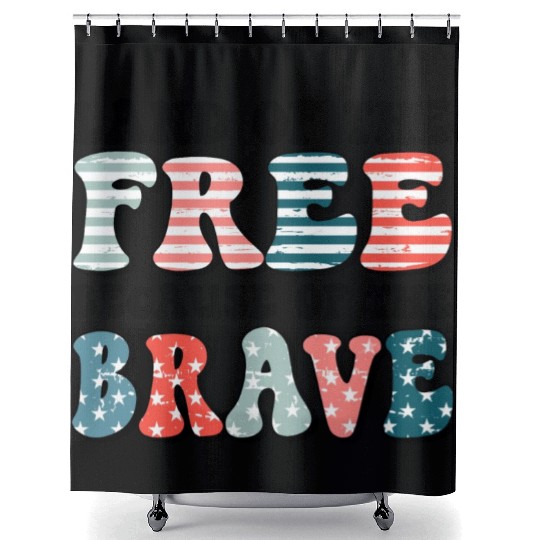 Land of the free Shower Curtains