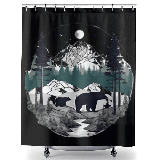 Wilderness Bond Shower Curtains