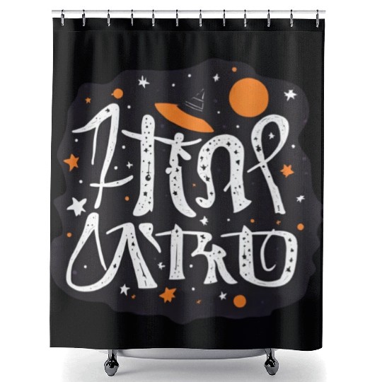Astro Halloween Shower Curtains