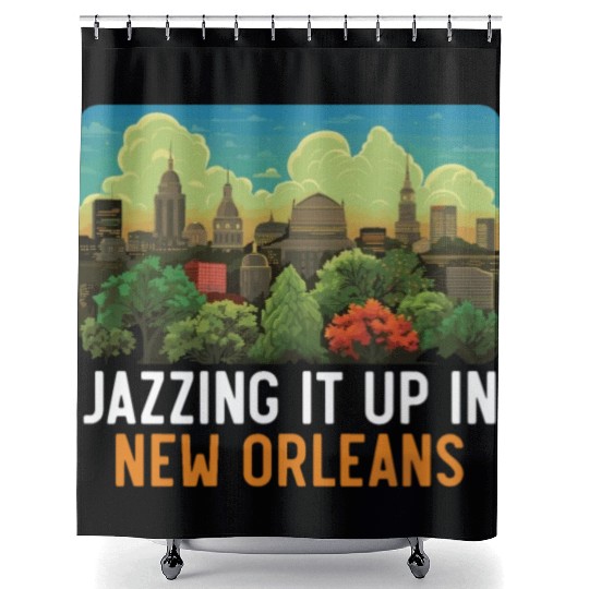 New Orleans Louisiana USA America United States Shower Curtains