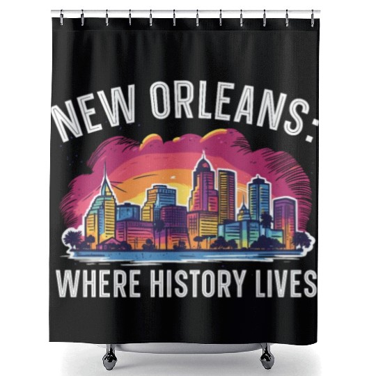 New Orleans Louisiana USA America United States Shower Curtains