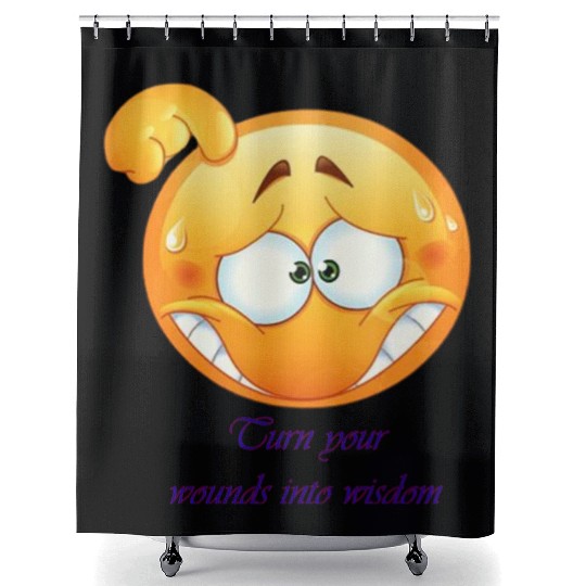 wednesday copy Shower Curtains