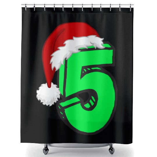 Christmas Gift Number 5 - Five Years Old Shower Curtains