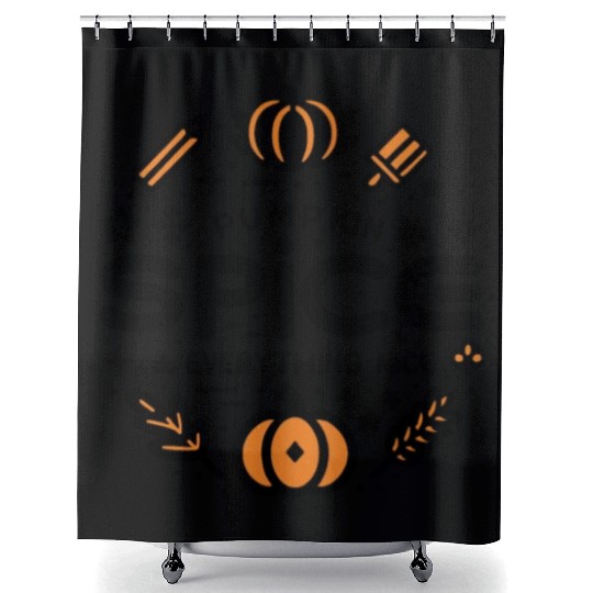 Pumpkin Spice and Everything Nice Shower Curtains