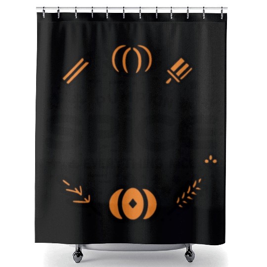 Pumpkin Spice and Everything Nice Shower Curtains