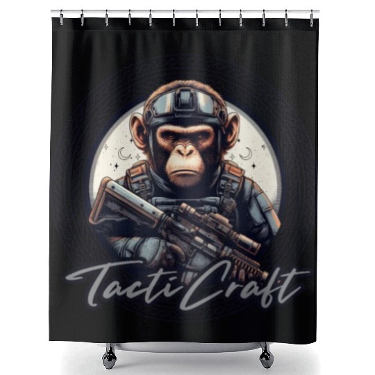 Ape Strong Shower Curtains