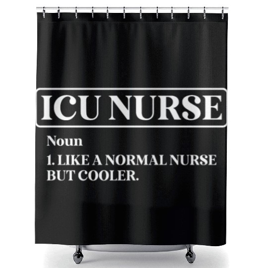 Registered Nurse RN Medical Hospital Healthcare Shower Curtains