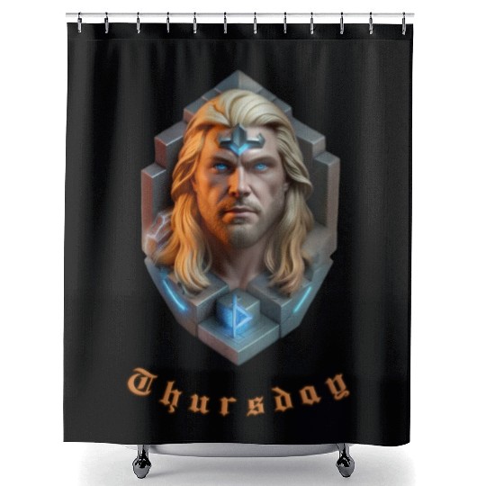Thursday | Day of Thor Shower Curtains