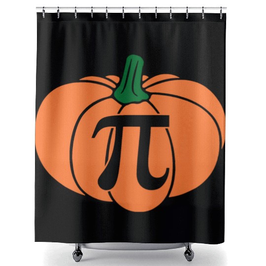 Pumpkin Pie Pi Math Teacher Thanksgiving Pi Day Shower Curtains