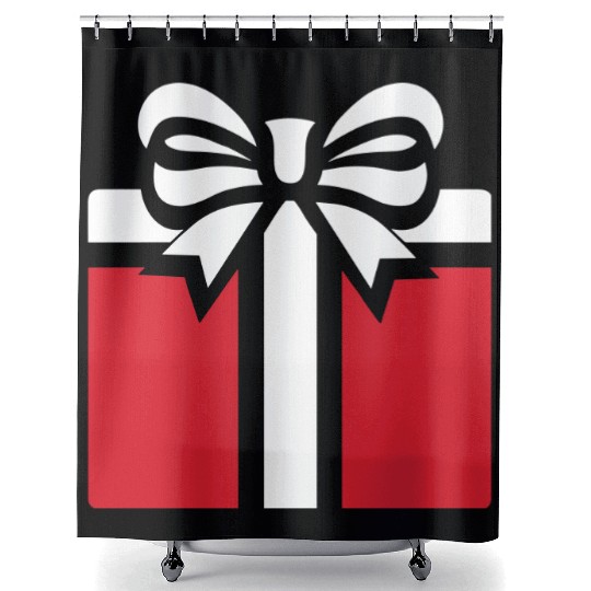 Gift box of joy Shower Curtains