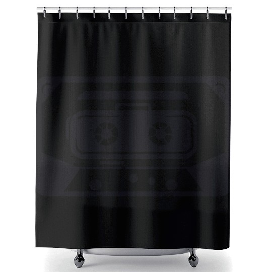 Old Cassette Tape Shower Curtains