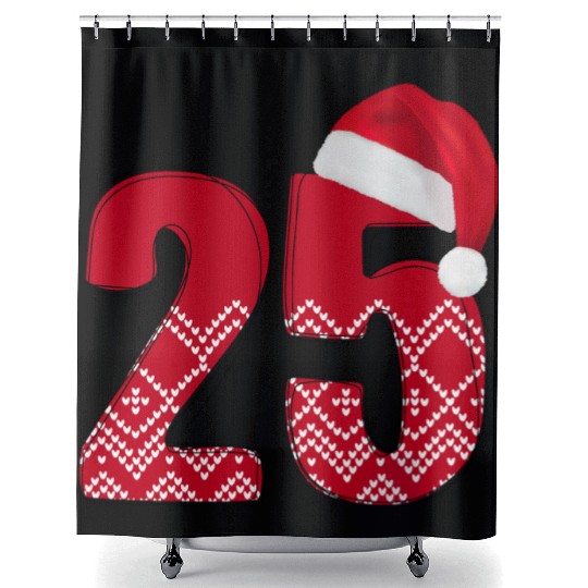 25th Wedding Anniversary / Twenty Five Years Shower Curtains