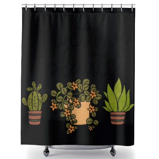 I Wet My Plants Gardening Shower Curtains