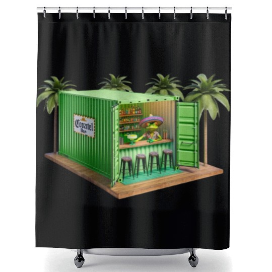 Saebox Margarita Collection IV Shower Curtains