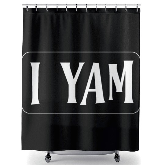 She's My Sweet Potato I Yam Thanksgiving Matching Shower Curtains