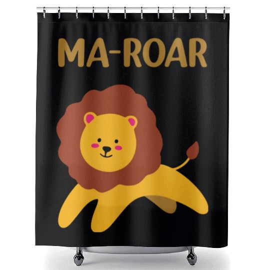 Jewish Passover Seder Plate Maror Ma Roar Lion Of Shower Curtains