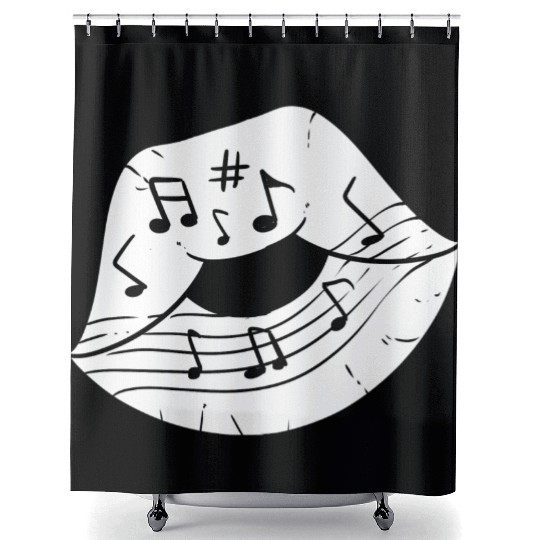 Music Kisses Orchestra Member Gift Shower Curtains