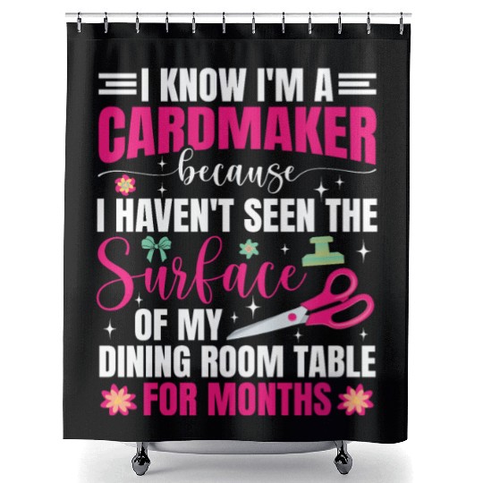 Cardmaker Scrapbooking Cardmaking Kits for Adults Shower Curtains