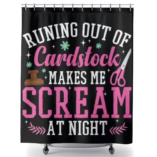 Cardmaker Scrapbooking Cardmaking Kits for Adults Shower Curtains