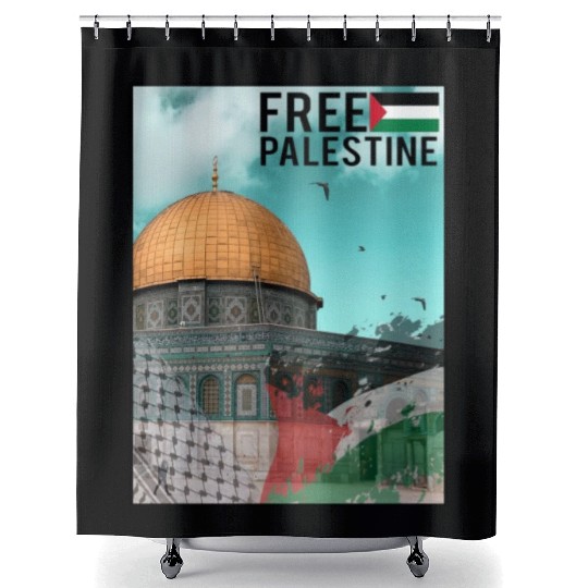 free palestine Shower Curtains