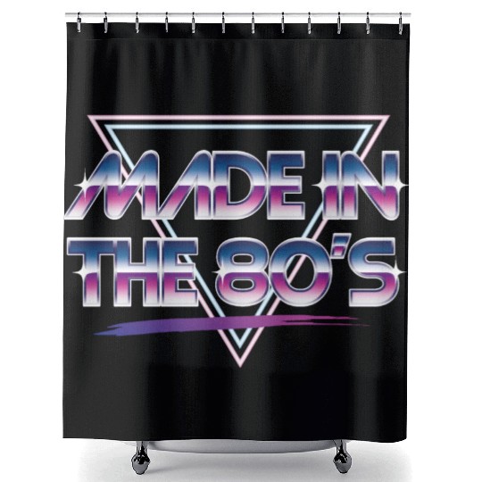 made in the 80s Shower Curtains