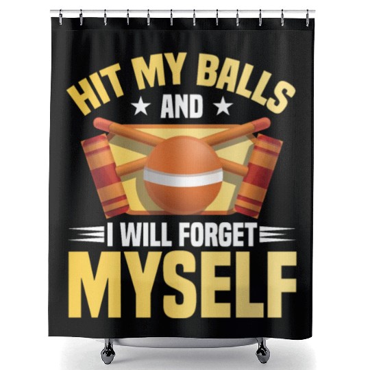 Croquet Mallet Croquet Club Croquet Player Croquet Shower Curtains