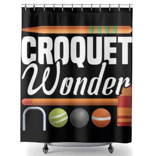 Croquet Mallet Croquet Club Croquet Player Croquet Shower Curtains